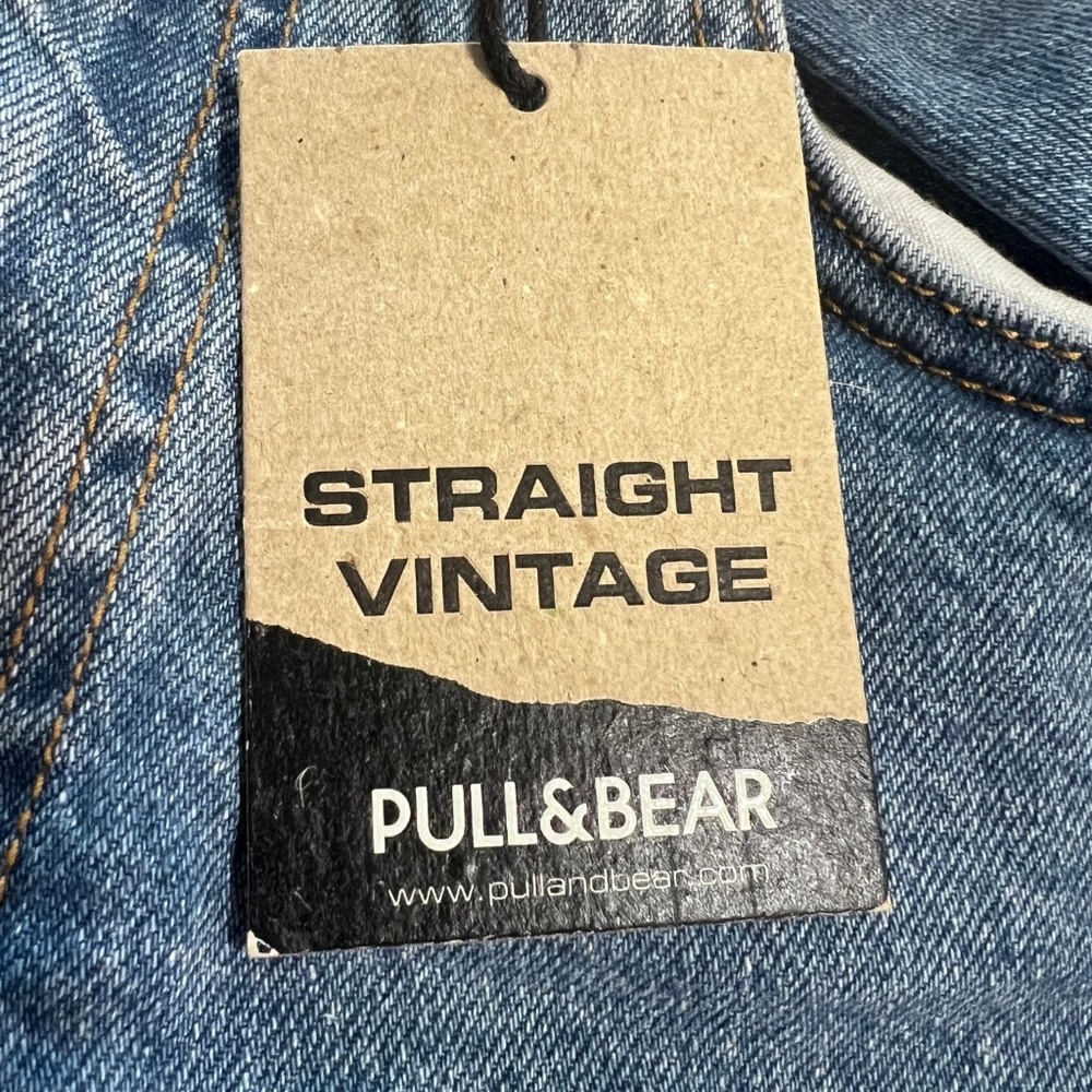 Mens Pull&Bear “Straight Vintage” Jeans W30 / (Unisex, Blue Denim)👖Bundle & Save - Picture 5 of 9